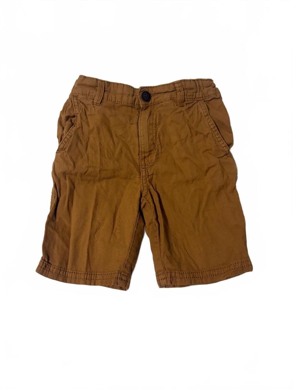 L.O.G.G. Boys' Brown Cotton Shorts Size 4-5Y